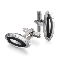 Manschettenknöpfe Eclipse Schwarzer Onyx 