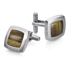 Manschettenknöpfe Quadrille Tigerauge 