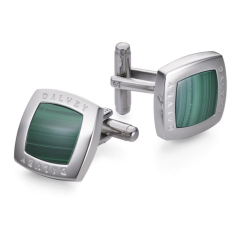 Manschettenknöpfe Quadrille Malachit 