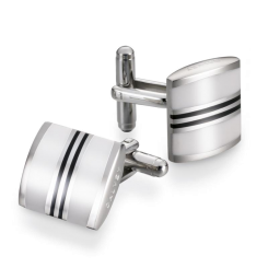 Manschettenknöpfe Admiralität Weißer Onyx 