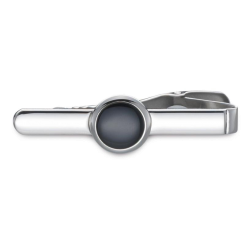 Krawattennadel BUTTON Schwarzer Onyx