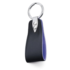 Schlüsselanhänger LEASH Schwarz mit Violett