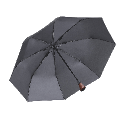 Herren-Taschenschirm mit Weideholz-Griff 