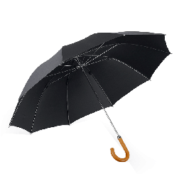 Herrenschirm Metallstock mit Malacca-Griff 