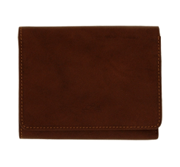 Herren Geldbörse mit Kleingeldfach Braun