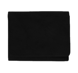 Herren Geldbörse mit Kleingeldfach Schwarz