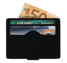 Kartenhalter & Geldklipp Schwarz