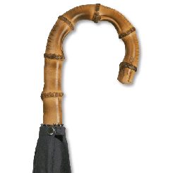 Stockschirm mit Perlbambus-Griff 